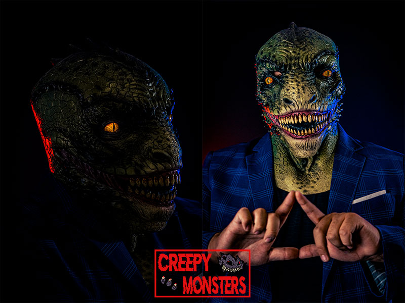 Ghoulish Productions Masque De Plante Mutante Carnivore Adulte