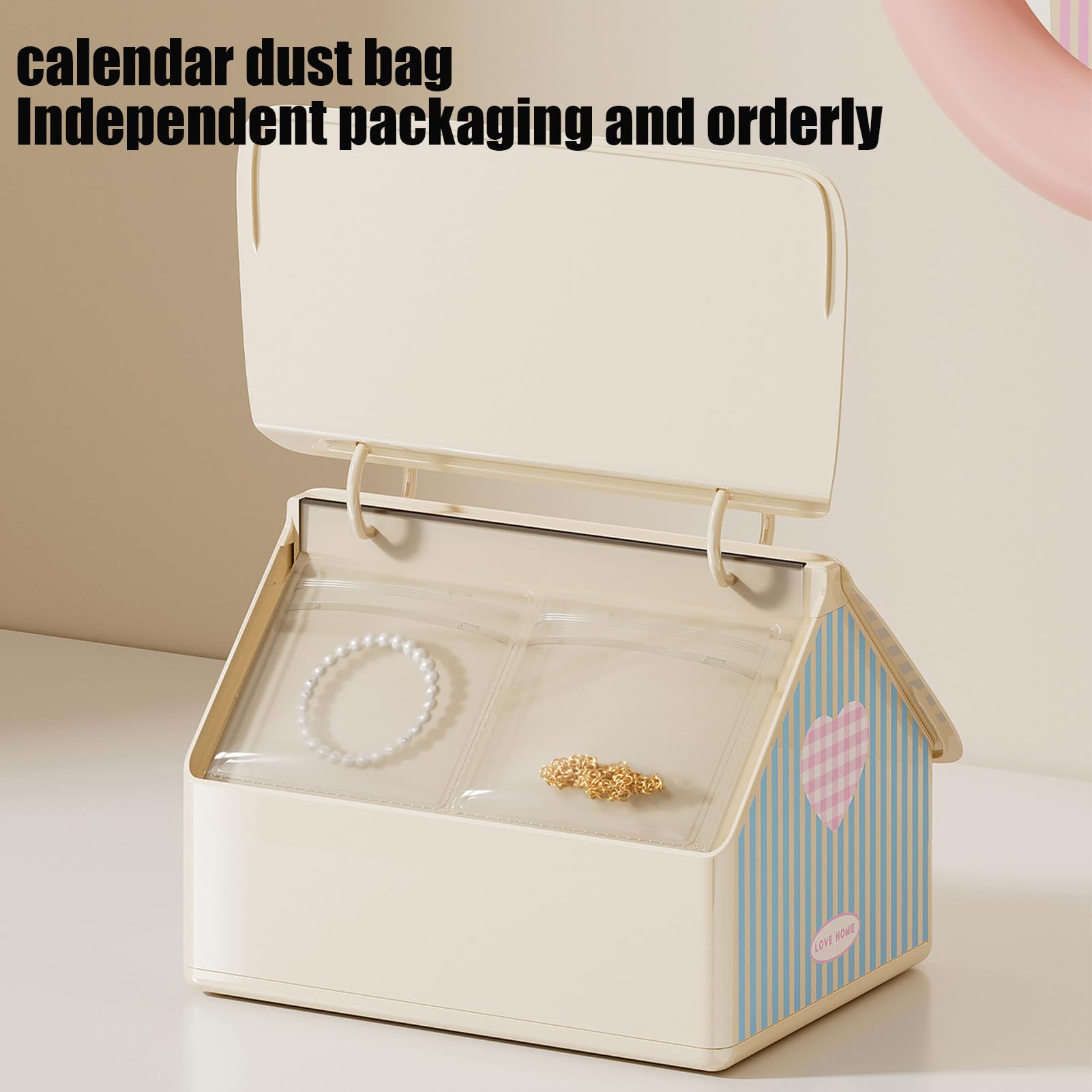 Scatola Gioielli Per Collane Casetta Carina Organizzazione Multifunzionale | Organizer Scatola Gioielli Per Orecchini Per Donne Bambini Famiglia Braccialetti Bagno Scrivania Casa