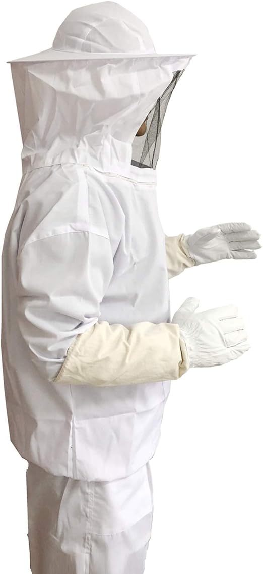 Professional Beekeeper Suit (Jacket, Pants, Gloves) Beekeeping Suit Bee Suits for Men Women