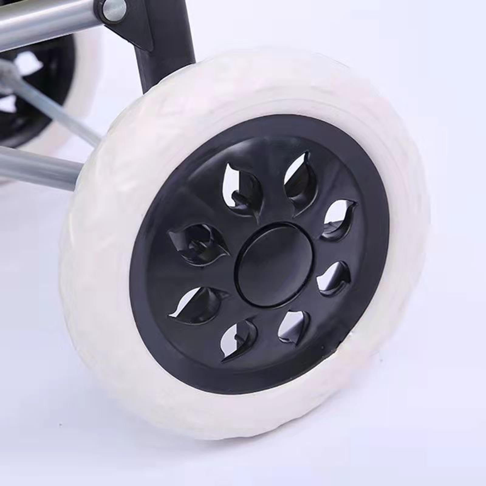 rockible Ruote per Carrello della Spesa da 2 Pezzi. Accessori per Carrello