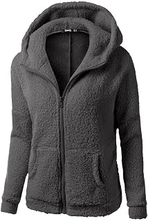 huvtröja dam med dragkedja – lätt huvtröja ledig tröja – hög kvalitet elegant teddy-fleece sweatshirt & långärmad enfärgad vinterjacka varm topp vinterjackor