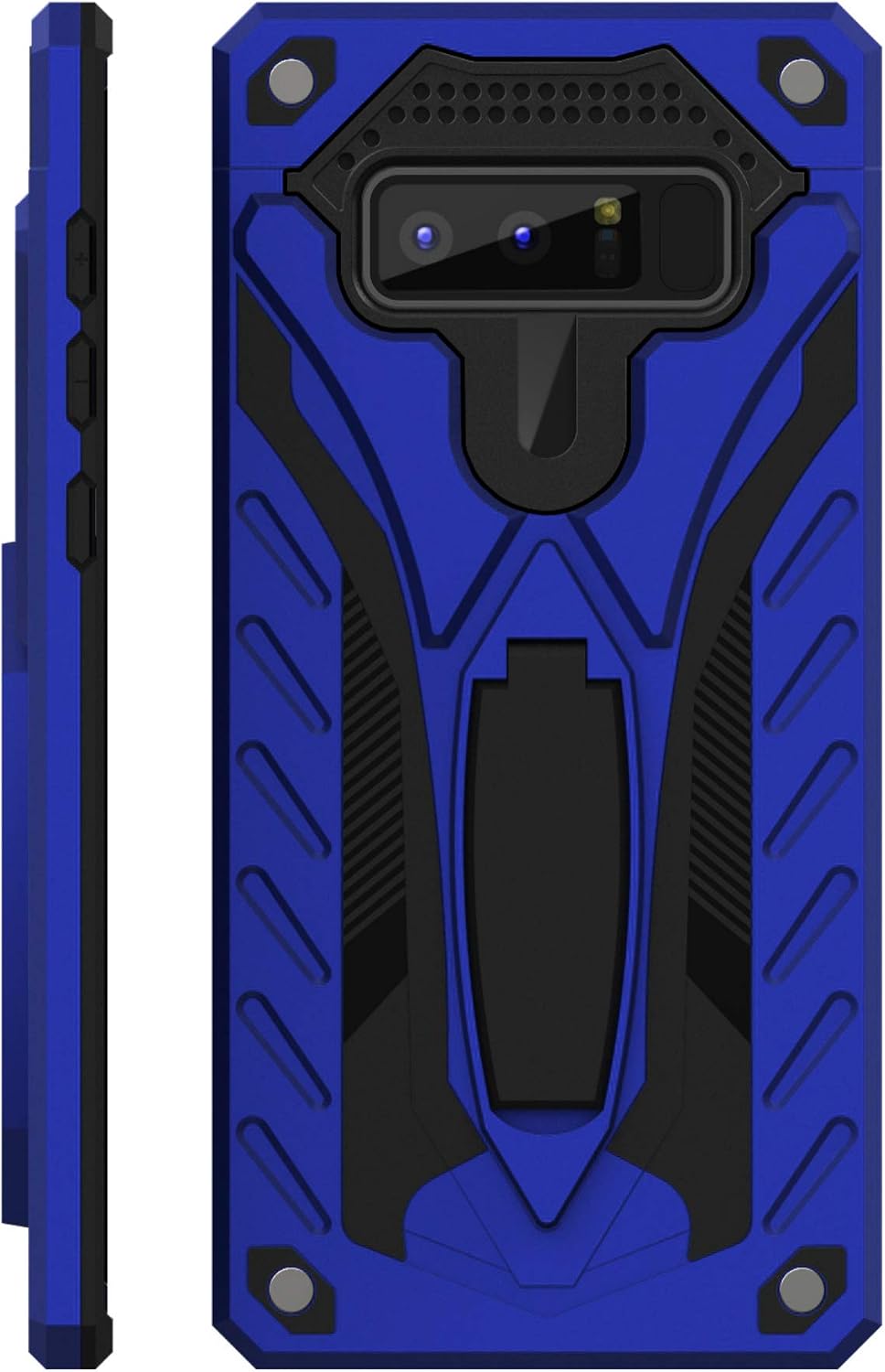 Kitoo Designed for Samsung Galaxy Note 8 Case with Kickstand, Military Grade 12ft. Drop Tested - Blue