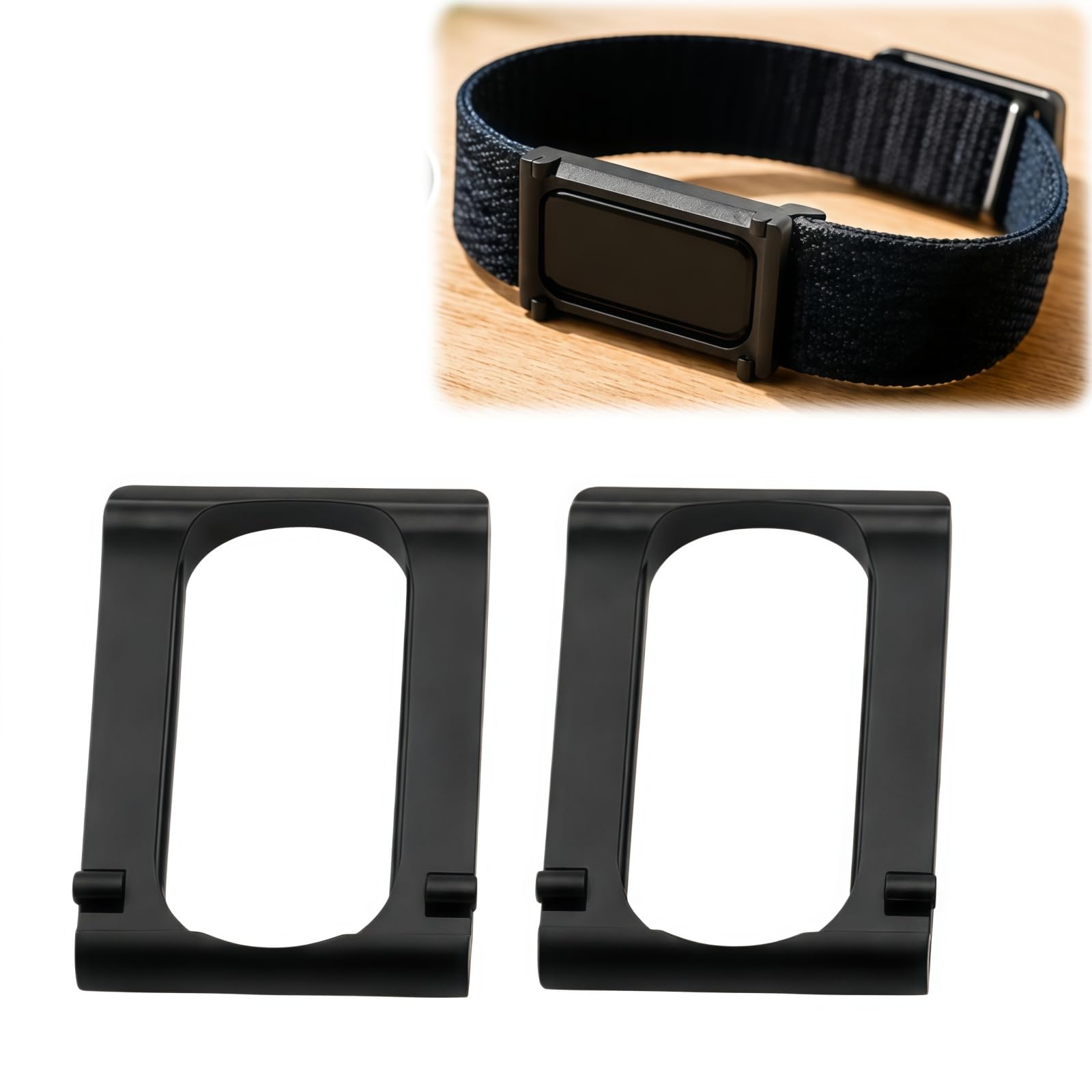 Tracker Strap Adapter for Fitness Bands, Compatible with Fitbit Air/Whoop | Sport Hardware Accessory for Sensor Stability