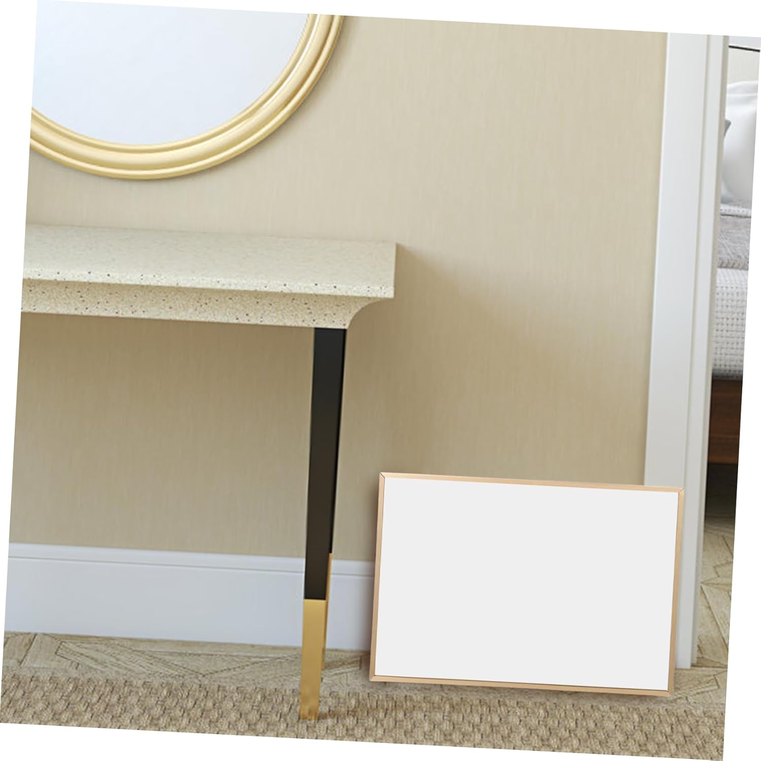 Garneck Versatile Floor Standing Mirror Aluminum Frame for Shoes Makeup for Home Store