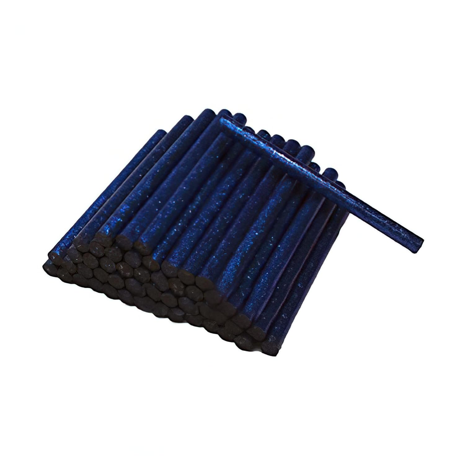 Multi-Color Glitter Hot Melt Mini Glue Sticks - Pack of 40 Great for Holiday Crafts, Arts & Craft, Kids School Projects and DIY | Colors Blue, Green, Red, Gold, and Multi-Color. Safe, Non-Toxic