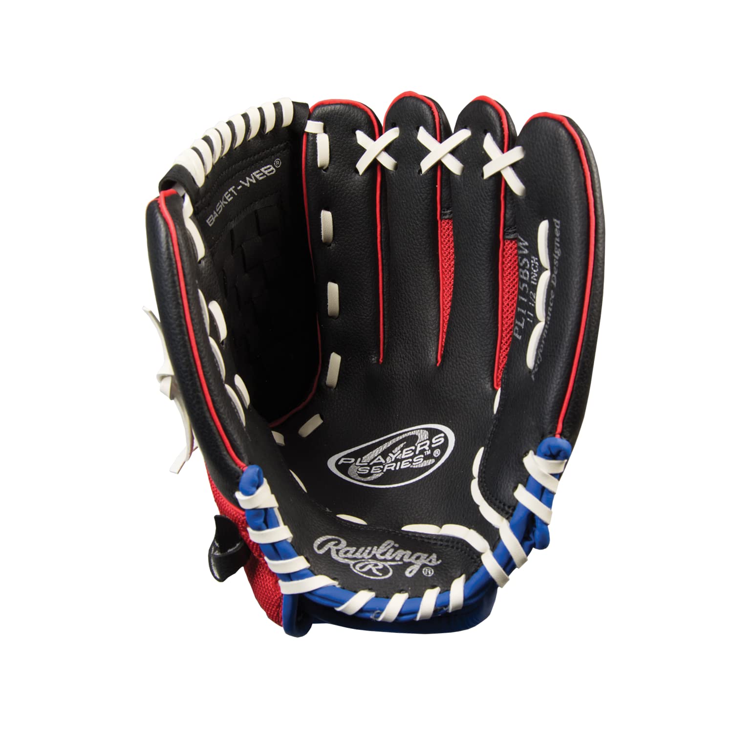 Guanto da Baseball Rawlings PL115BSW 11,5" Nero per Junior