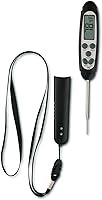 Maverick Fast Read Digital Probe Thermometer: Ultra-Thin 1.7mm Waterproof Probe, Sheath Handle, Min/Max/Hold - Grilling & Cooking Essential