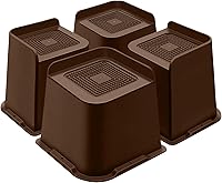 Vista 28 de Elevadores de cama de 6 pulgadas resistentes, elevadores de muebles para cama, escritorio, mesa, sofá, sofá, elevadores de cama de gran