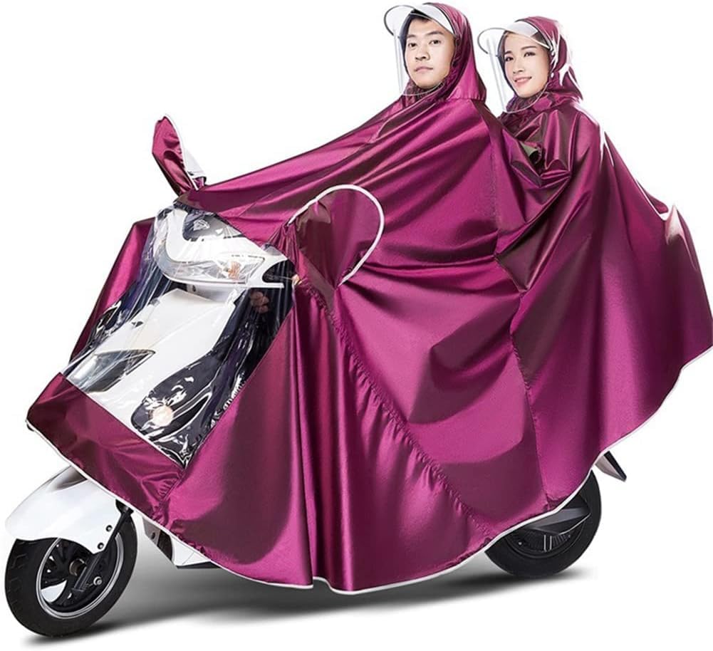 Capa de Lluvia for Bicicleta, Poncho Impermeable, Poncho de Motocicleta Hombres Mujeres Ciclismo Capa de Lluvia Poncho con Capucha Capa de Lluvia a Prueba de Viento Cubierta de Scooter de Movilidad (C