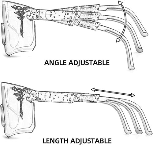 Miniatura 7 de FIXEROS Gafas de sol polarizadas de béisbol de dos tamaños para adultos y jóvenes, niños y niñas, UV400 para hombres y mujeres, gafas deportivas de