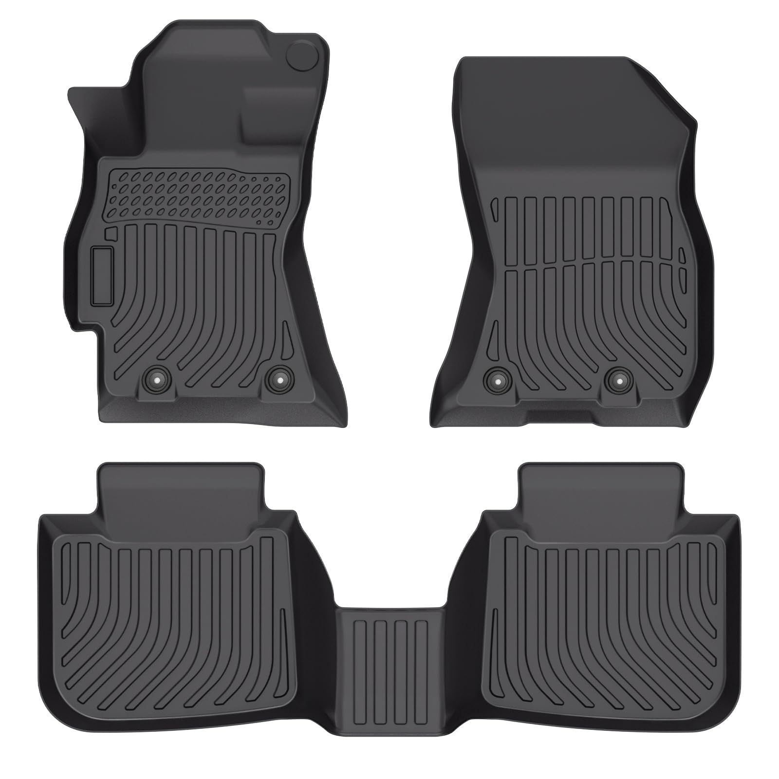 Cartist Floor Mats Custom Fit for Outback/Legacy TPO Odorless High Edge Floor Liners Compatible with 2015-2018 2019 Subaru Outback/Legacy