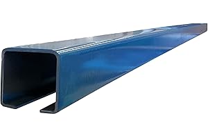 Unibilt Enclosed Conveyor Track, 6 Foot Long, Blue