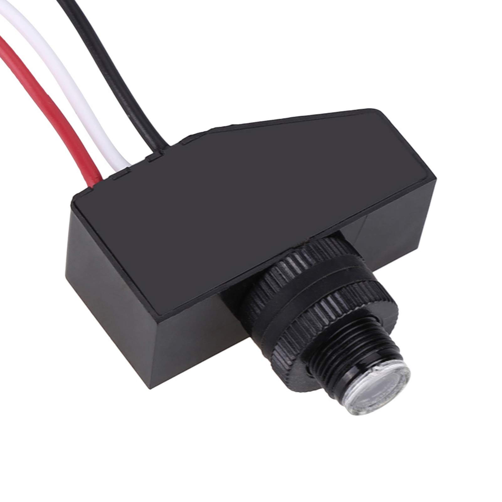 Parluna Photocell Switch, DC Photocell Switch 12 Volt Photocell Switch Low Voltage Photocell