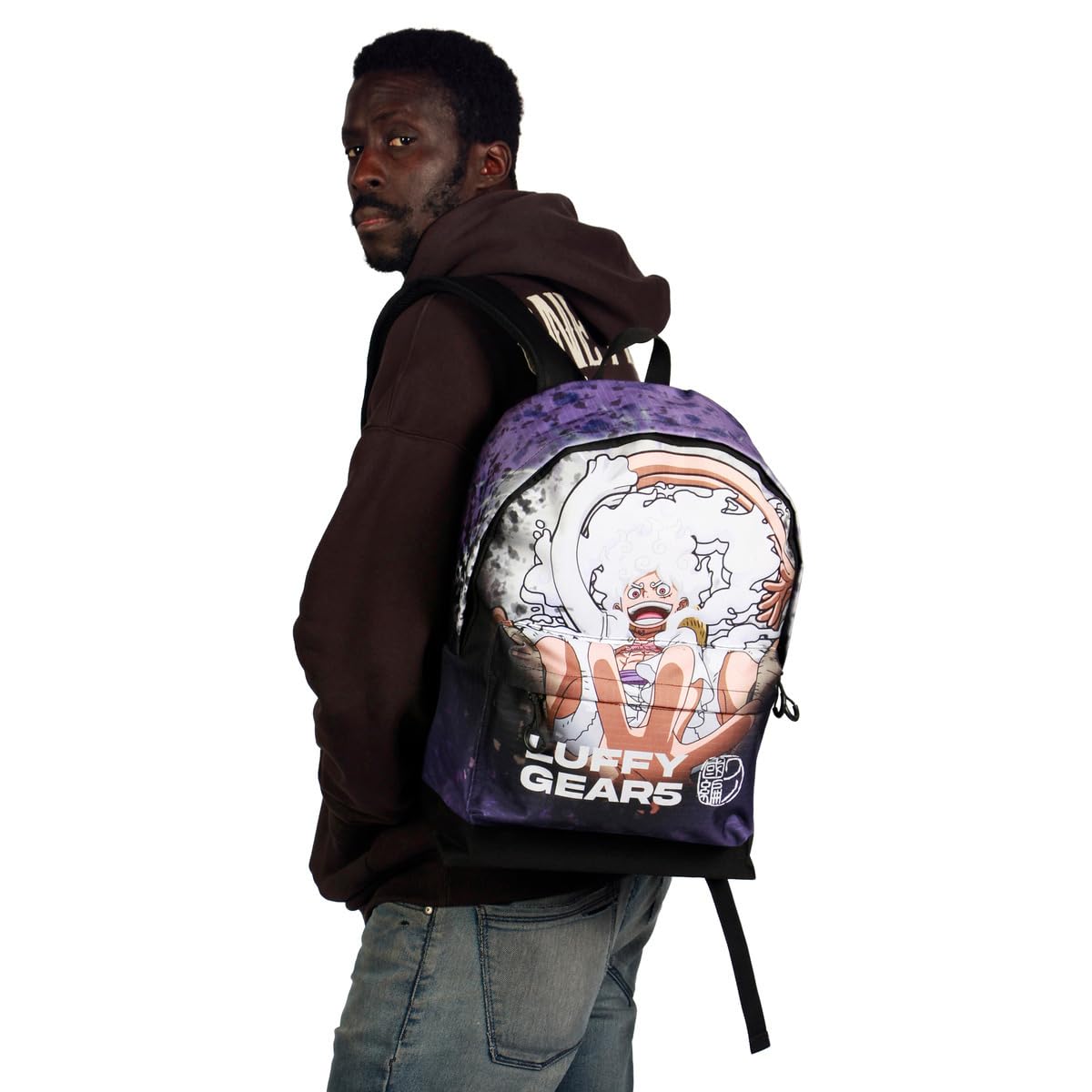 One Piece Luffy Gear 5-Zaino HS FAN 2.2, Lilla, 31 x 44 cm, Capacità 24 L