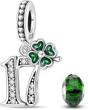 HappyStar Charms for Bracelets 925 Sterling Silver Animal Style Charm Collection Firefly Clover Charms for Women Fits Pandora European Bracelets and Necklaces