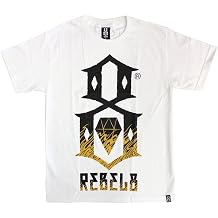 Rebel8 up in Flames T-Shirt White