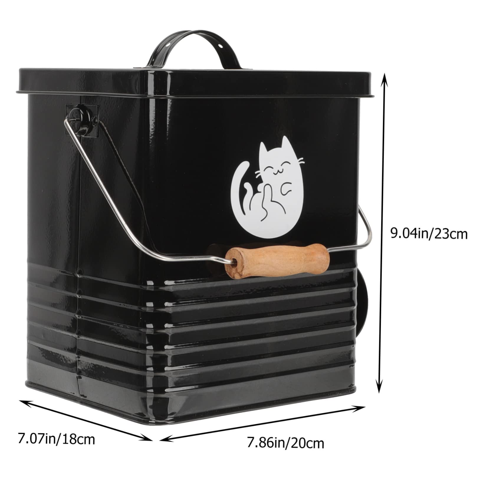 1set Contenitore Per Snack Di Gatti e Cani Pratico Con Cucchiaio Design Leggero e Sicuro Per Alimenti Animali Domestici Per Casa e Cucina Resistente e Facile Da Trasportare