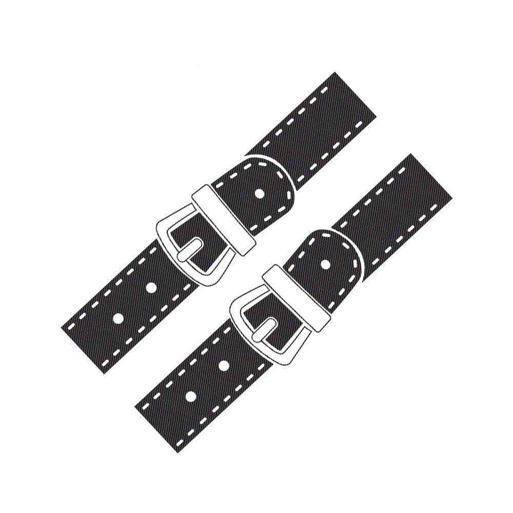 for Mini Cooper F56 F55 F60 R56 R60 R61 Car Hood Bonnet Straps Stickers(Carbon Fiber)