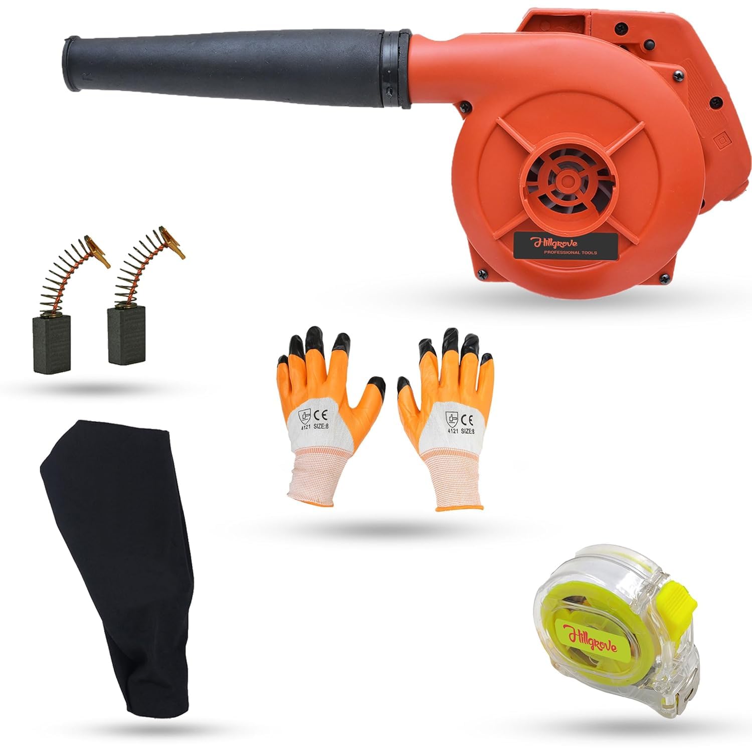Hillgrove HGCM694M1 800W-18000RPM Electric Air Blower and Suction Dust Cleaner for AC/Computer/Home with Carbon Brushes Air Gun Dust Cleaning Forward Curved Air Blower (Corded Vacuum)-image-31