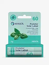 Protetor Solar Labial FPS 60 Menta 5g - Anasol