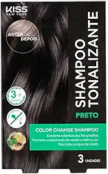 KISS NEW YORK Color Change Shampoo - Shampoo Tonalizante Preto