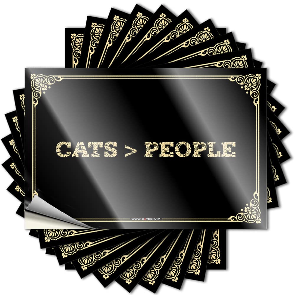 Heavy Lettering Sticker, Gifts Laptop Cats > People | Funny Quote Mom Decals(6X9CM)