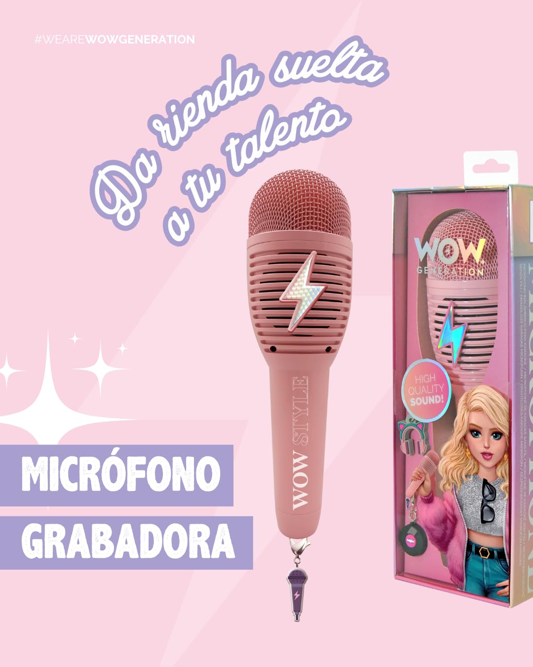 Microfono registratore Wow Generation