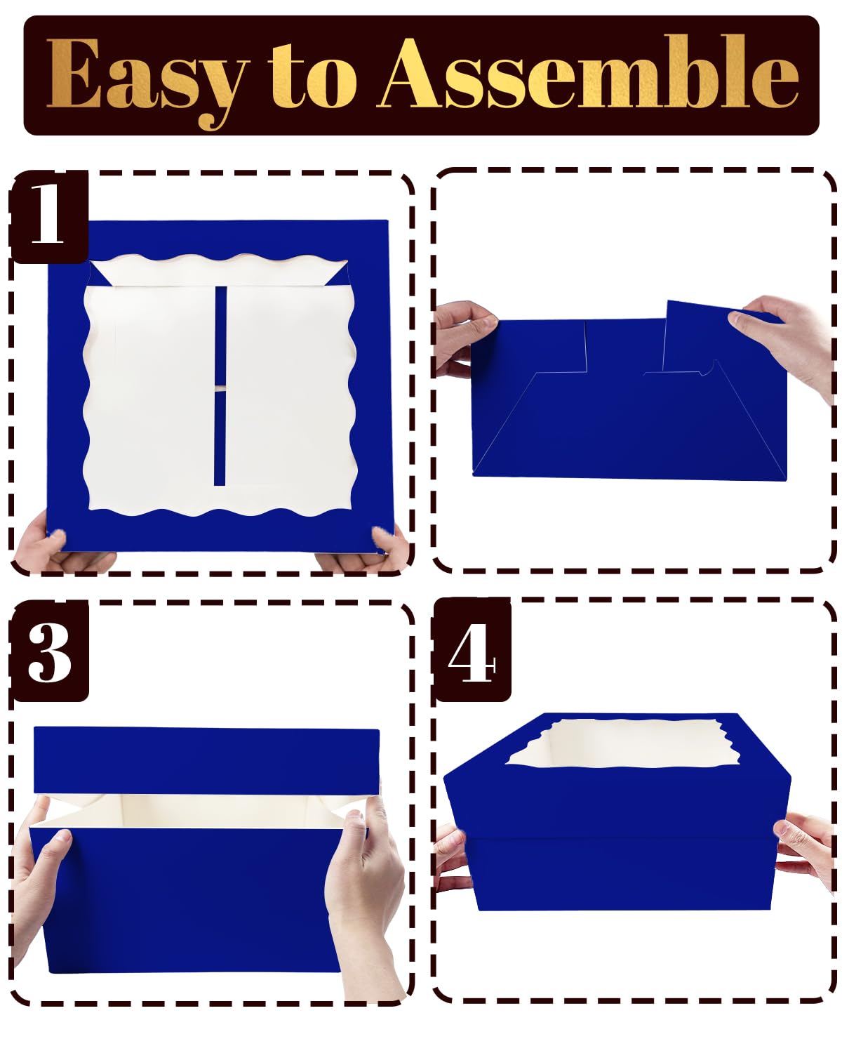 Gcardist 30.5 x 30.5 x 15.2 cm Cake Box - Image 4