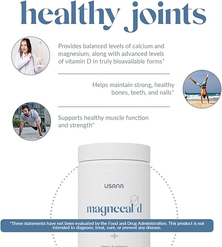 Miniatura 5 de USANA MagneCal D - Magnesio equilibrado y calcio fortificado con vitamina D para apoyar la salud ósea* - 112 tabletas - Suministro para 28 días