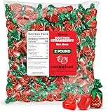 Strawberry Filled Hard Candy Bon Bons 2 lbs Bulk...