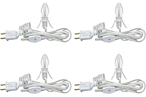 Dickens Christmas Village Accessory Cord with On/Off Switch Plugs