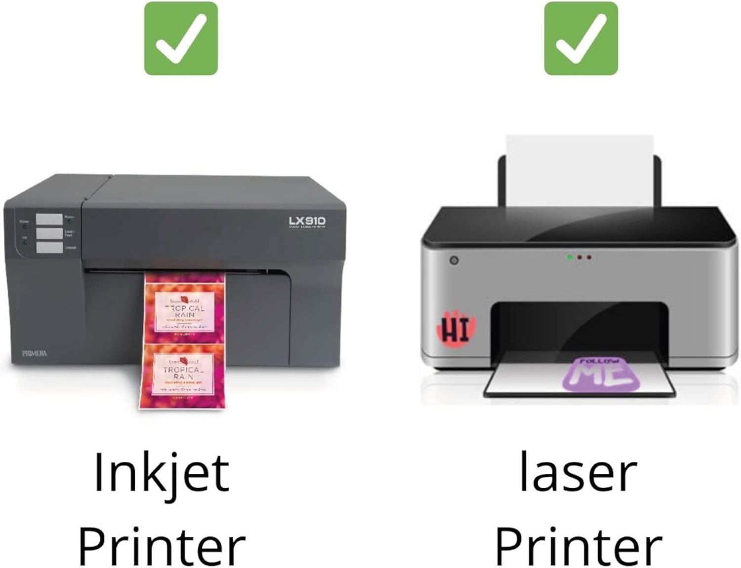 Dimatic Adhesive Labels | Rectangular White Labels 25x12mm | 3,850 Adhesives Stickers | Includes Printing Template | Permanent Adhesive | for Home, Office & School Organization - Image 5