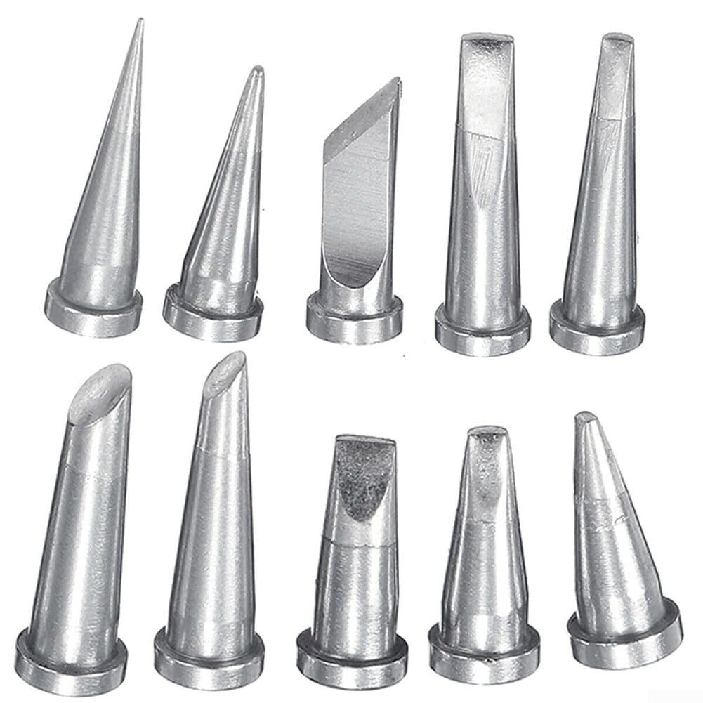 10Pcs Soldering Iron Tip Set For Weller WSD81 WD1000 WSP80 WP80 Compatible With Tips Replacement Tips