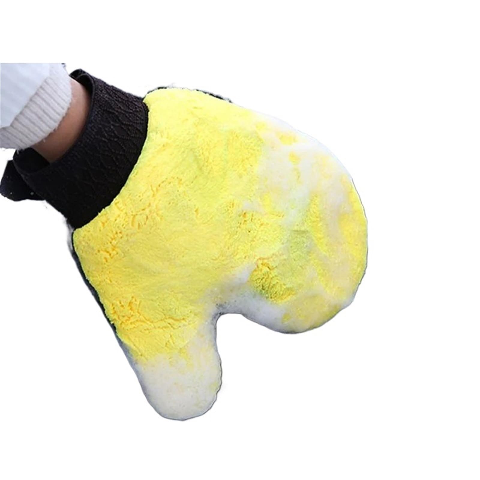 MDSRFGN Car Wash Mitt Car Washing Gloves Double-sided Soft Coral Fleece Clean Glove Water Absorption Care Cleaning Tools
