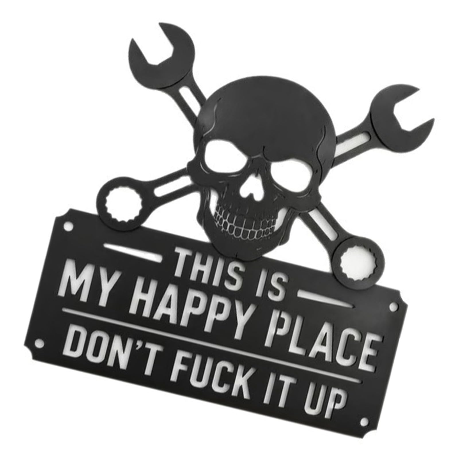 Humorous and Strong Metal Sign with Aluminum Build Ideal for Outdoor Indoor Display 30cm Unique Men