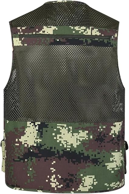 Gilet De Pêche En Maille, Gilet Militaire Multi-poches