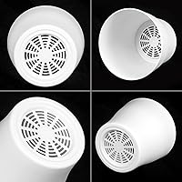 Vista 3 de 18 Pack 5.5 inch Plastic Flower Pot Indoor/Outdoor Decorative Plant Pots with Drainage Holes and Tray for Home Garden Plants Flowers Succulents