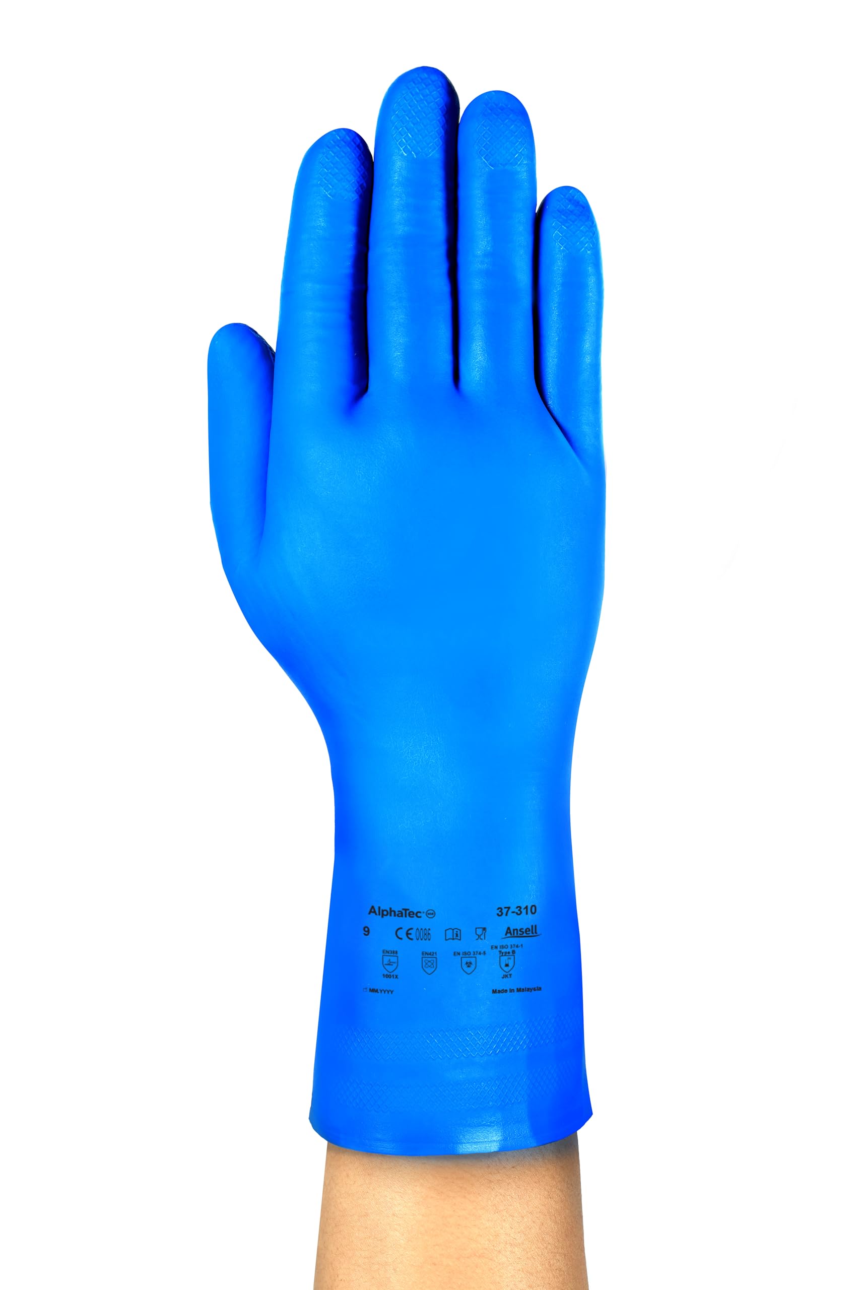 Ansell Vantage 70-860 Guanti Antitaglio In Blu, Taglia 8 - 12 Paia, Protezione Meccanica