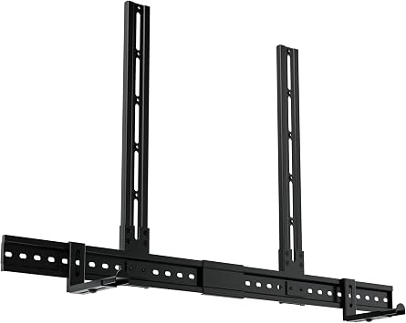 ECHOGEAR XL Soundbar Mount for Speakers up to 20lbs Attaches to TVs up to 86 or Wood Studs 16-24 Universal Design & 2.6 Extension for Dolby Atmos Easy DIY Install w/ Included Hardware