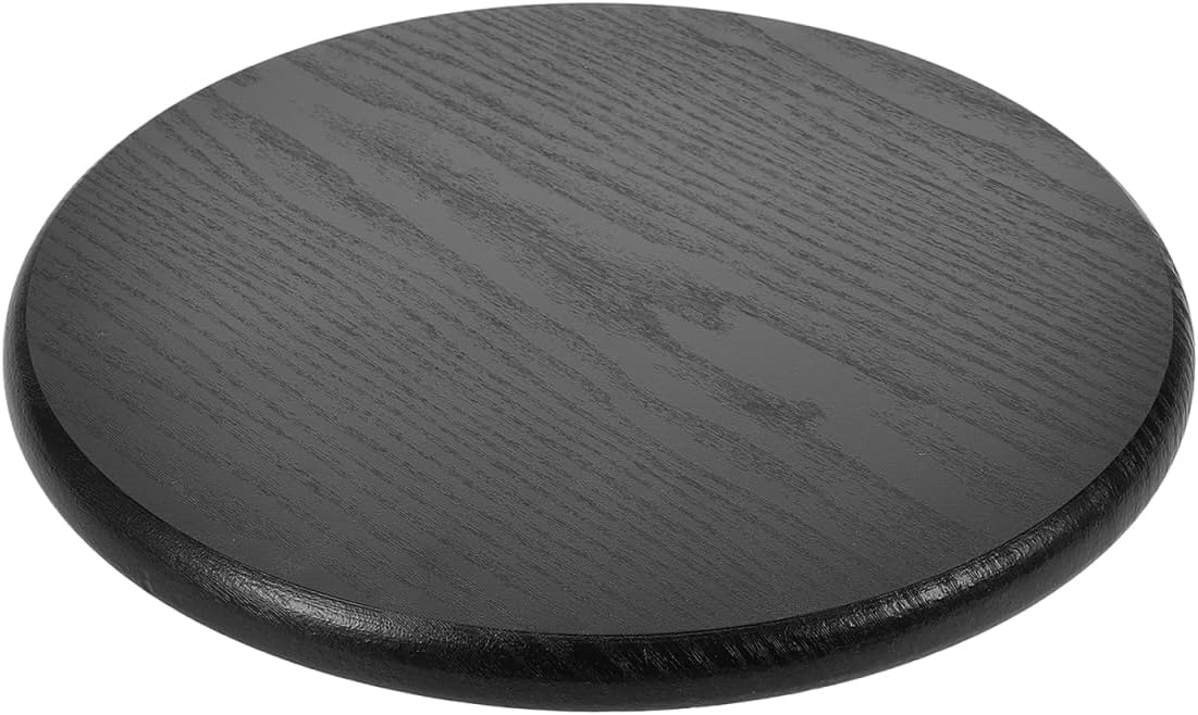ORFOFE Round Bar Stool Seat Replacement Solid Wood Stool Top with Iron Strip Reinforcement Easy Install Barstool Seat Replacement for Kitchen Dining Chairs 11. Round