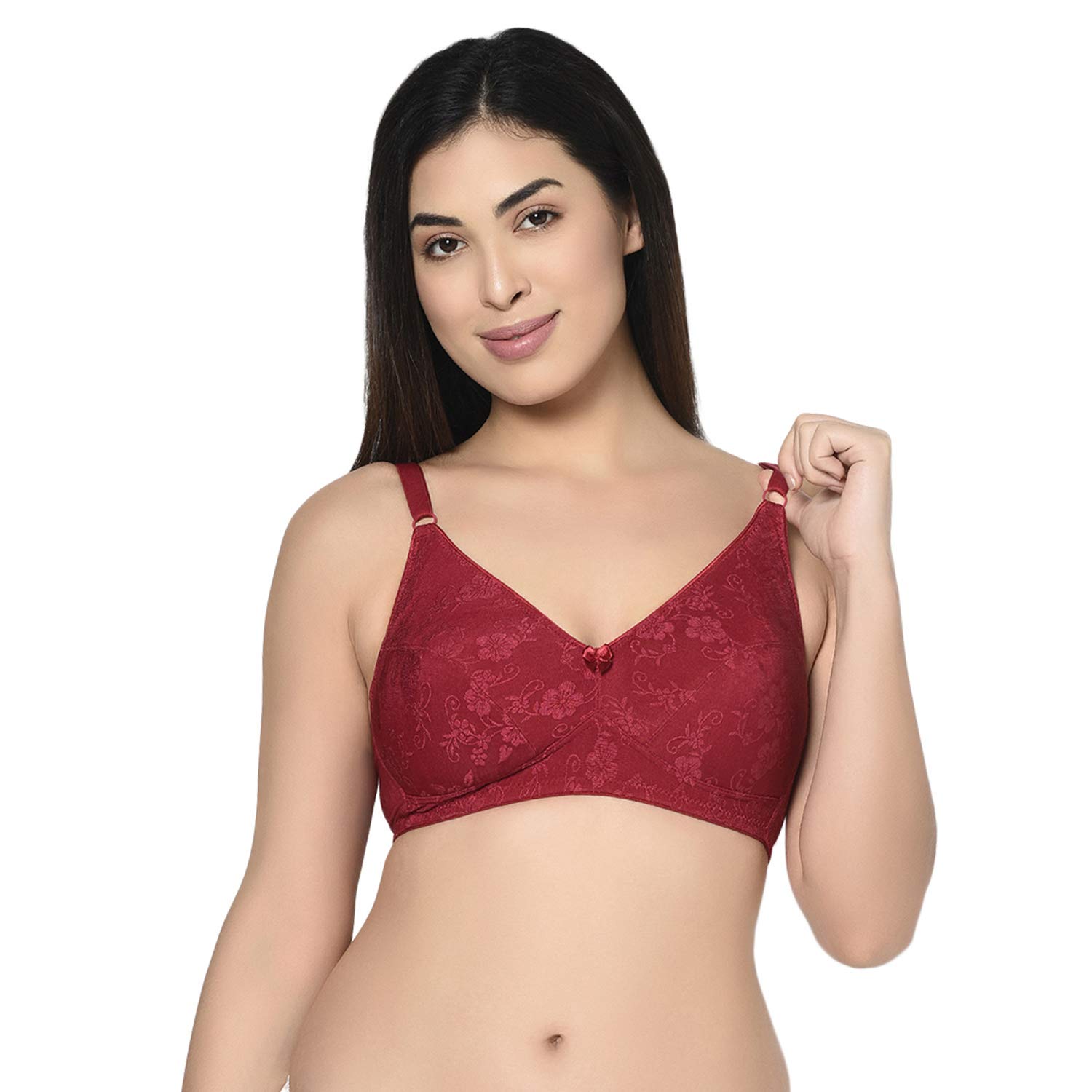 bodycare Women's Cotton Medium Padded Wire Free Regular Bra-picture-46