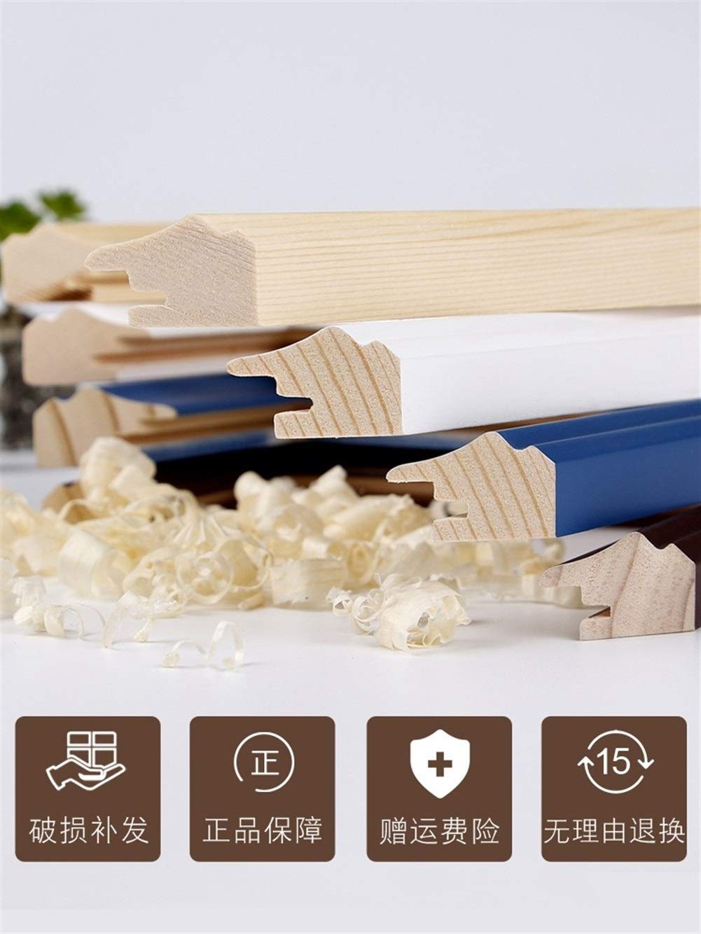 Bilderrahmen Wand Tischrahmen Bilderrahmen Set Sweet Heart Design Holz Wandbehang 24X Luxus Bilderrahmen- Kombination for Hochzeitsdeko-Foto-Rahmen, 4 Farben Bilderrahmen Set Verschiedene Größen(Roze)