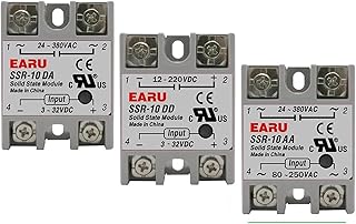 SSR-25DA SSR-40DA SSR-40AA SSR-40DD SSR 10A 25A 40A 60A 80A 100A DD DA AA Solid State Relay Module for PID Temperature Control (Color : DD, Size : SSR-40A)