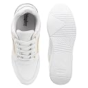 Vendoz Women Casual High Heel Sneakers I Cushioned Insole I All Day Comfortable I Lightweight and Stylish Shoes for Girls CNV7062WTGL-36 gallery image