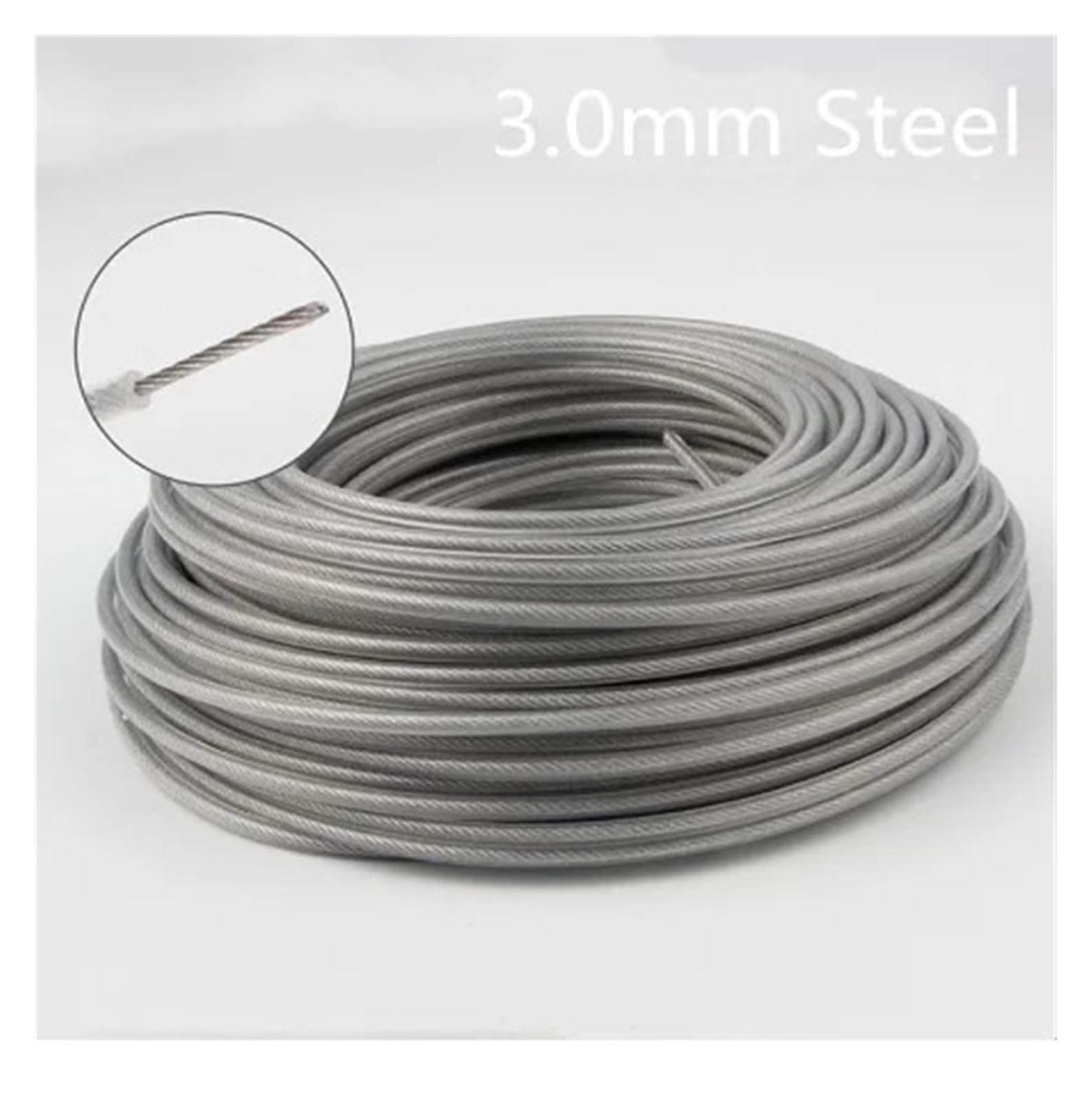 Bobine de fil coupe 3.0MM en acier nylon pour coupe-herbe