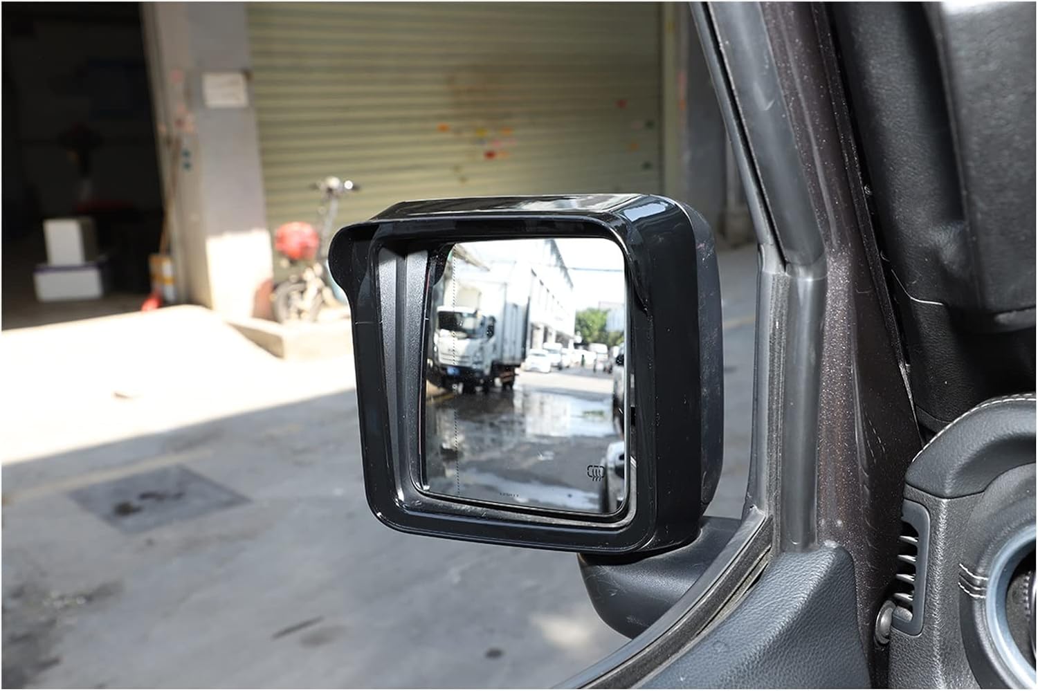 ドアミラーカバー 為にラングラー JL 2018-2022 2/4 ドアバックミラー雨眉毛装飾カバートリムカーアクセサリー ABS