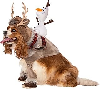 Rubie's Disney Frozen 2 Pet Costume Sven with Olaf Rider, X-Large