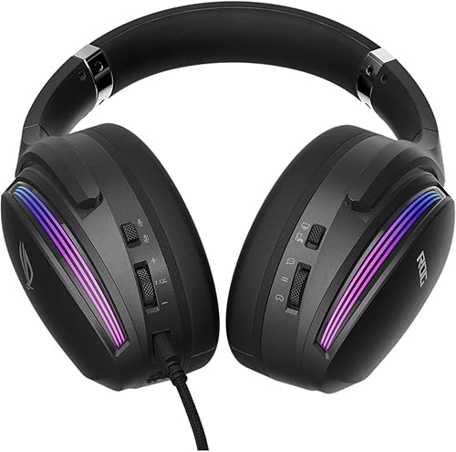 Miniatura 4 de ASUS ROG Fusion II 500 Auriculares para juegos – Micrófono formador de haz AI, micrófono AI con cancelación de ruido, sonido envolvente 7.1, ESS