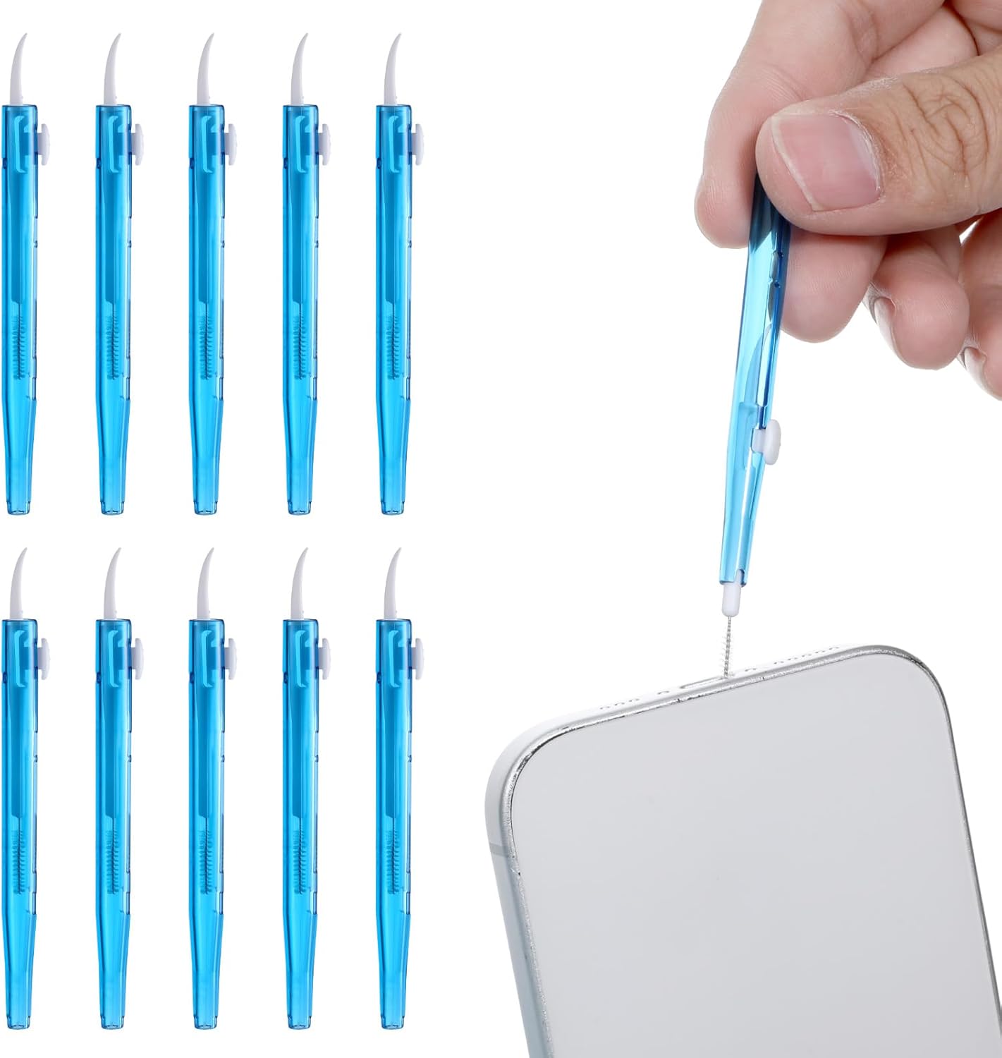 10 Pcs Anti-Clogging Mini Brushes...