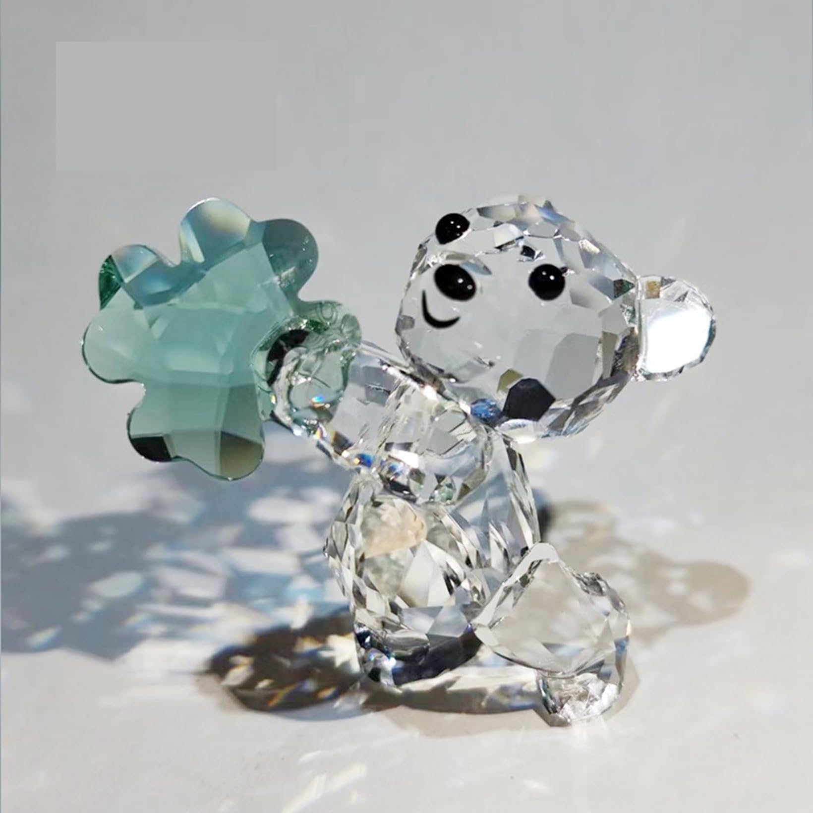 Amazon.co.jp: k9クリスタルガラス 熊 クマ 水晶 水晶置物 ペンダント 
